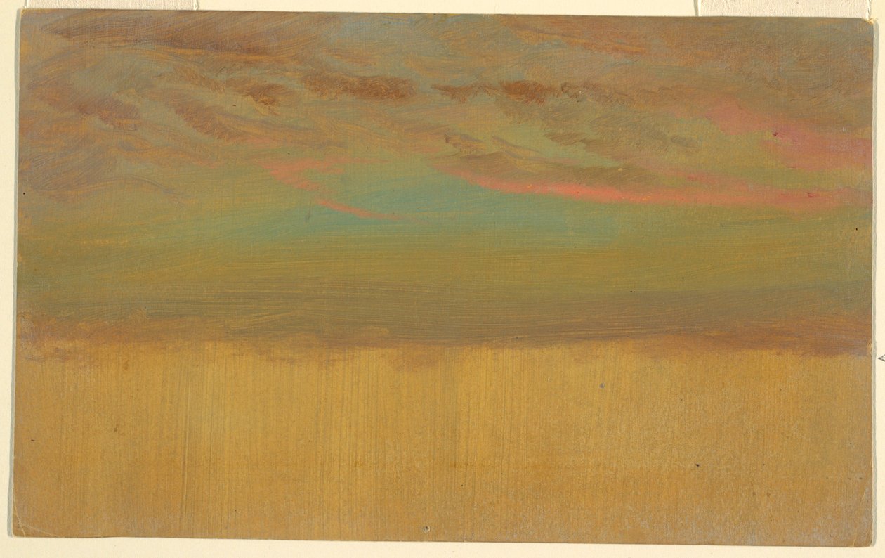 Tekening, Wolkenstudie, 1870-80 door Frederic Edwin Church
