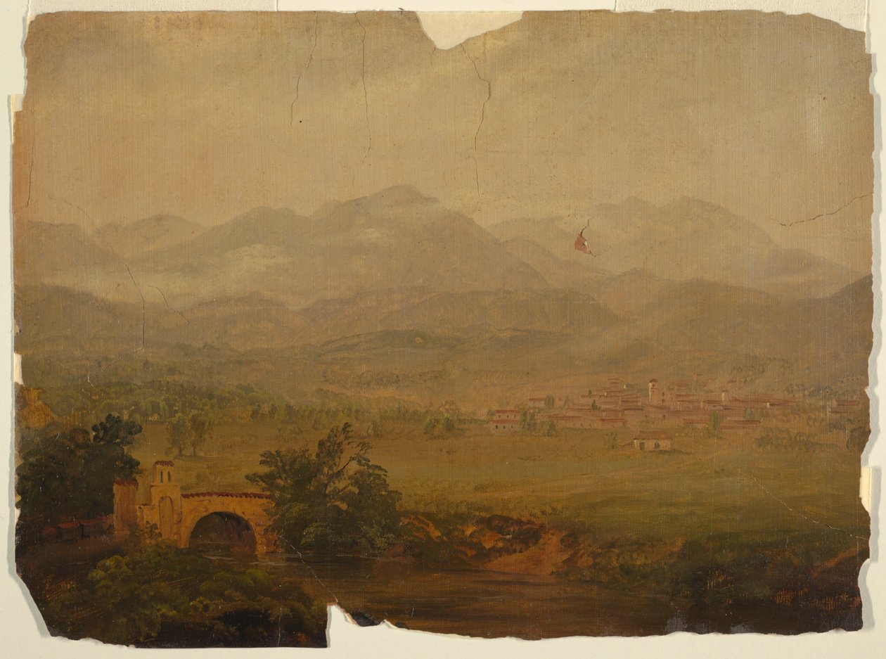 Tekening, Colombia of Ecuador, 1853 door Frederic Edwin Church