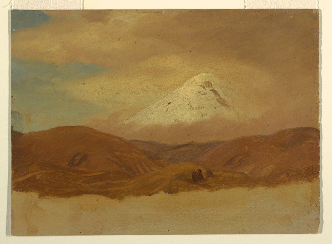 Tekening, Ecuador, Chimborazo, 1853 door Frederic Edwin Church