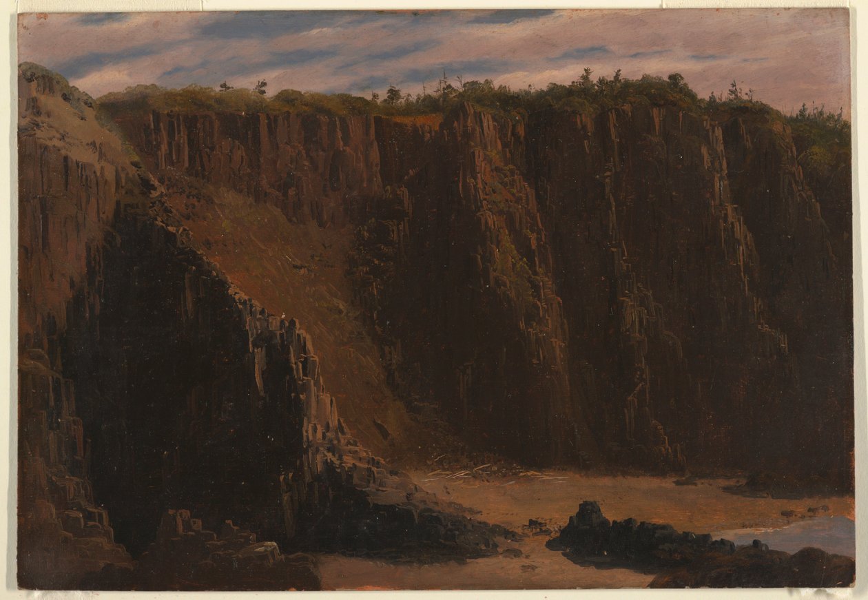 Tekening, Grand Manan Eiland, Canada, augustus-september 1851 door Frederic Edwin Church