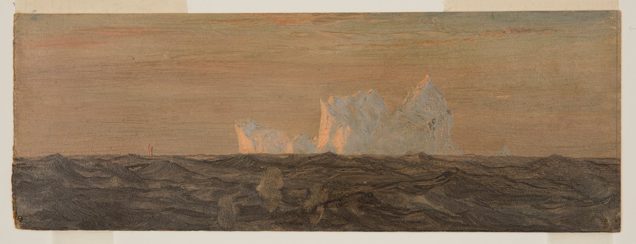 Tekening, IJsbergen, juni of juli 1859 door Frederic Edwin Church
