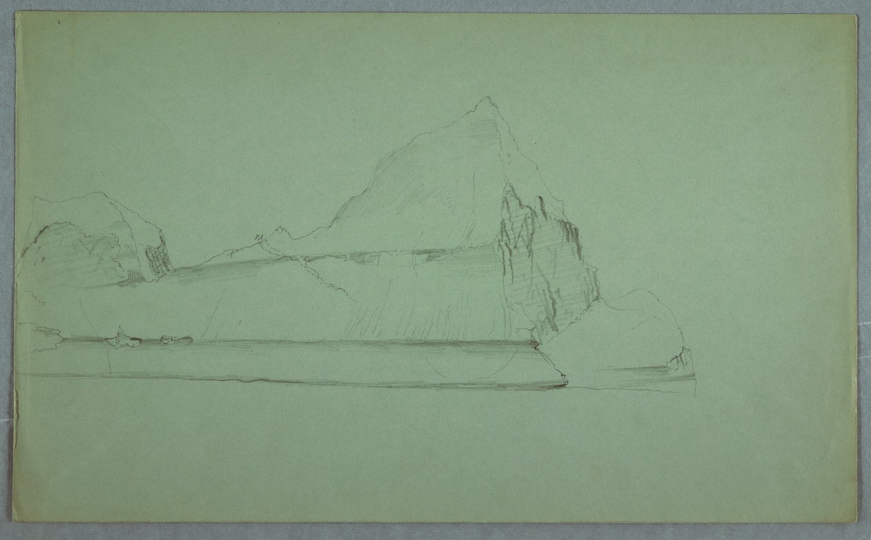 Tekening, juni of juli 1859, juni of juli 1859 door Frederic Edwin Church