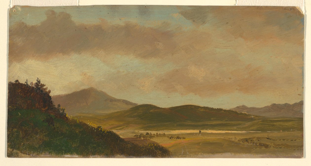 Tekening, Landschap, 1865 door Frederic Edwin Church