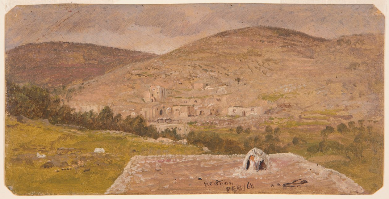 Tekening, Landschap, 1865 door Frederic Edwin Church