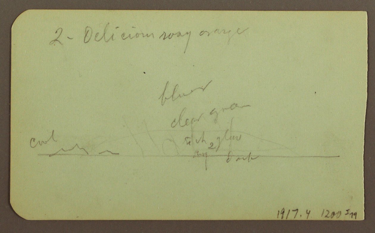 Tekening, Landschap "bij lagos"; Verso: Landschap, 1883 door Frederic Edwin Church