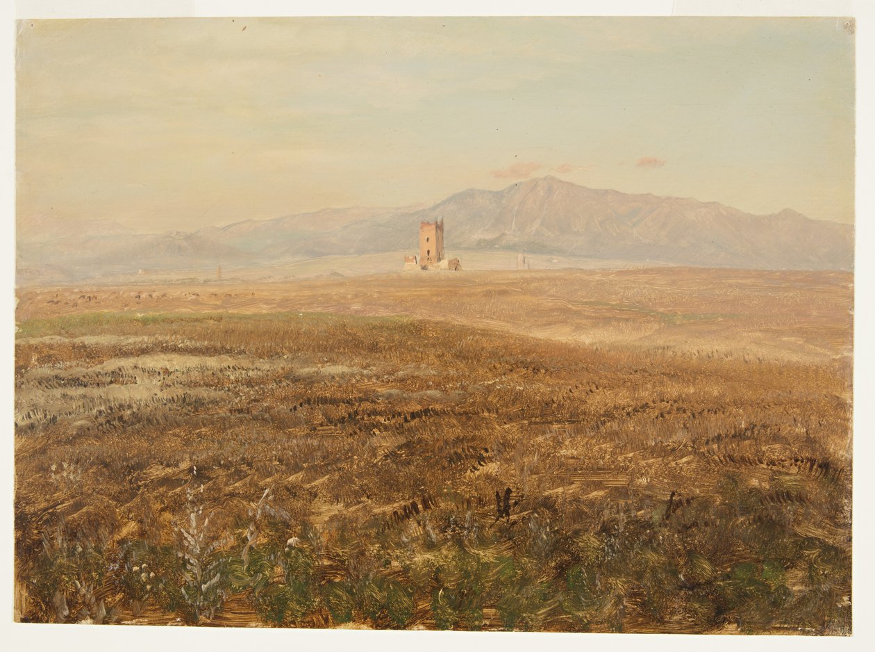 Tekening, Mexicaans landschap, april 1869 door Frederic Edwin Church