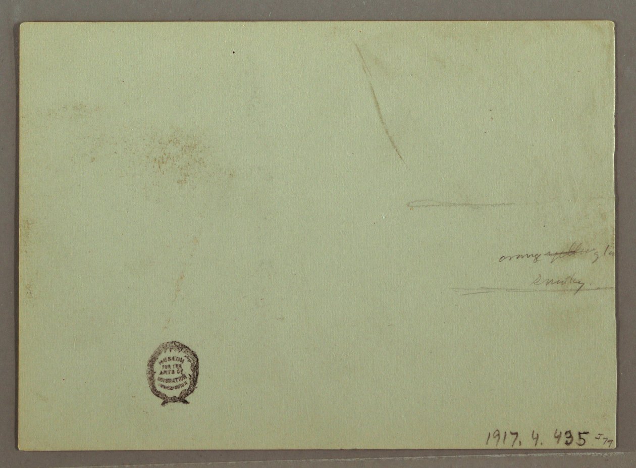 Tekening, Mountainside, april 1869 door Frederic Edwin Church