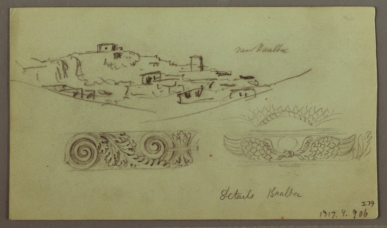 Tekening, Studie berghelling, 6 mei 1868 door Frederic Edwin Church