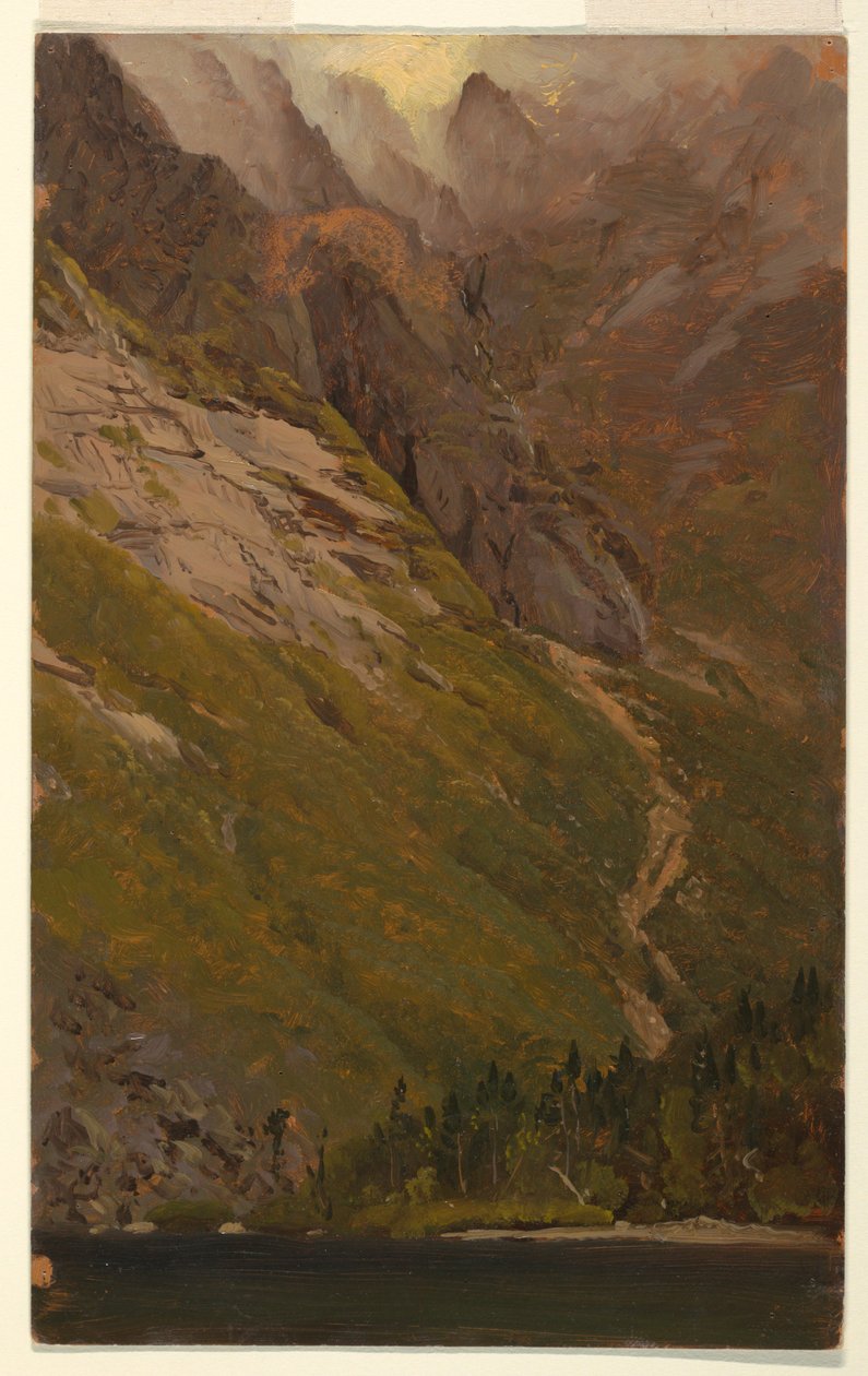Tekening, Mt. Katahdin, Great Basin, vóór 1878 door Frederic Edwin Church