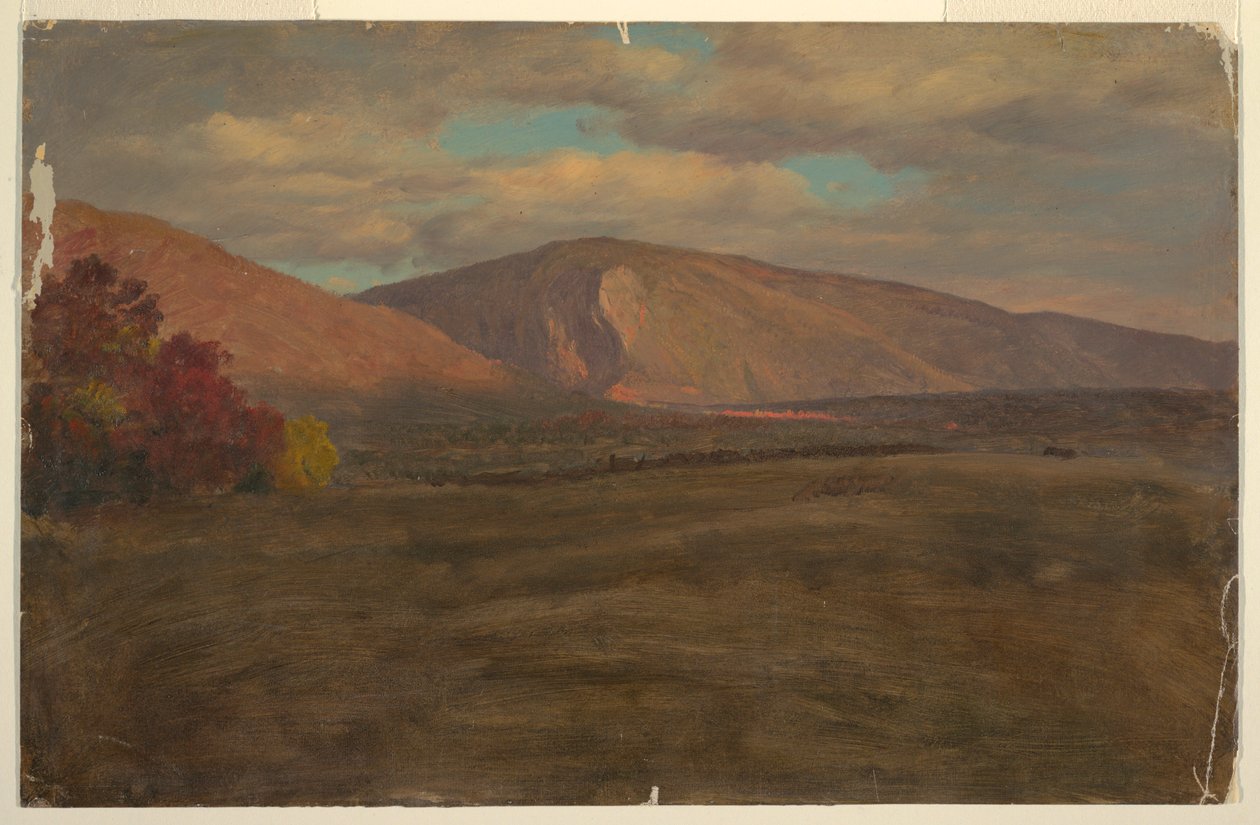 Tekening, Katahdin vanuit het zuidwesten (), 1870-80 door Frederic Edwin Church
