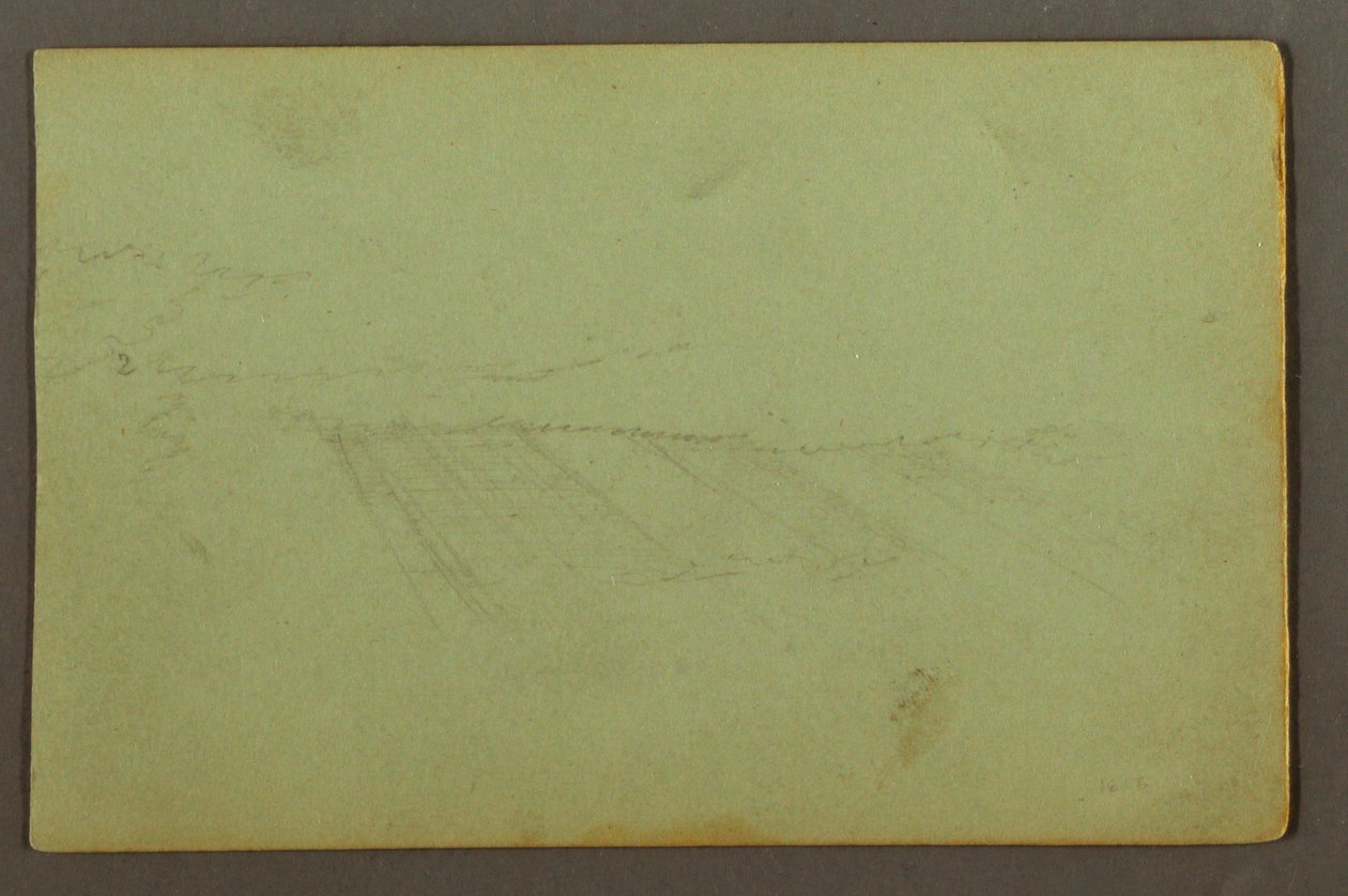 Tekening, Regen, mogelijk 1856 door Frederic Edwin Church