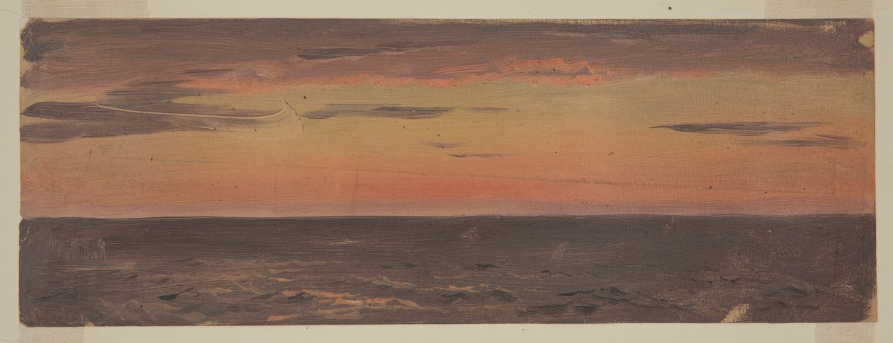 Tekening, Zeegezicht, juni 1859 door Frederic Edwin Church