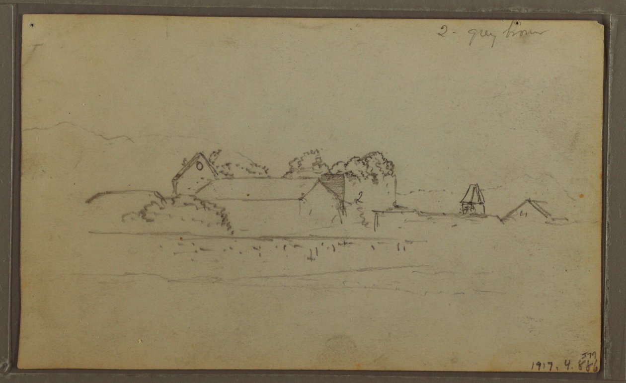 Tekening, Schetsen, Ecuador of Colombia; Verso: Schetsen, Ecuador of Colombia, 1857 door Frederic Edwin Church