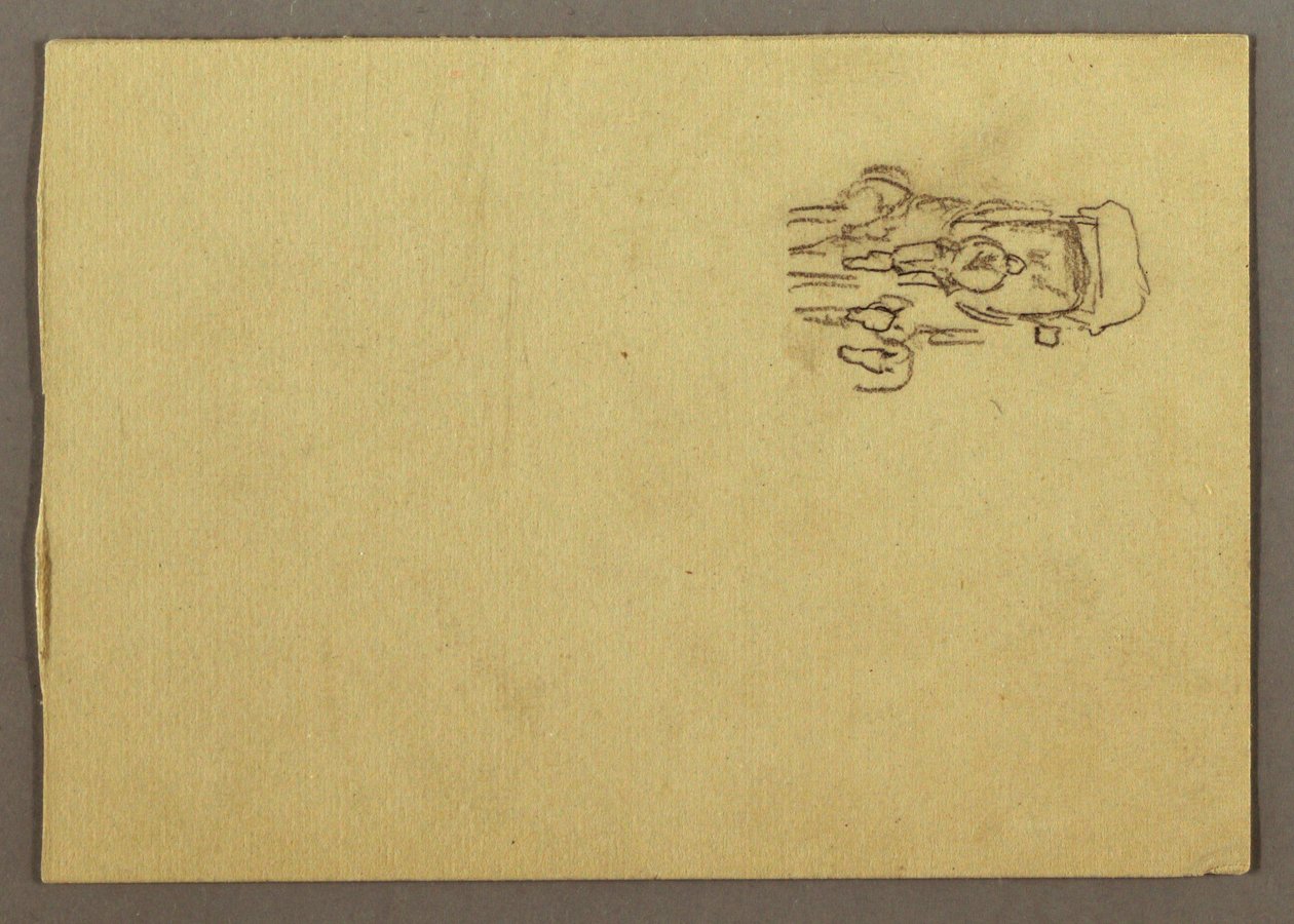 Tekening, toneelkoets, mogelijk 1868-69 door Frederic Edwin Church