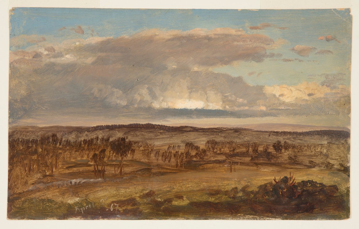Hudsonvallei door Frederic Edwin Church