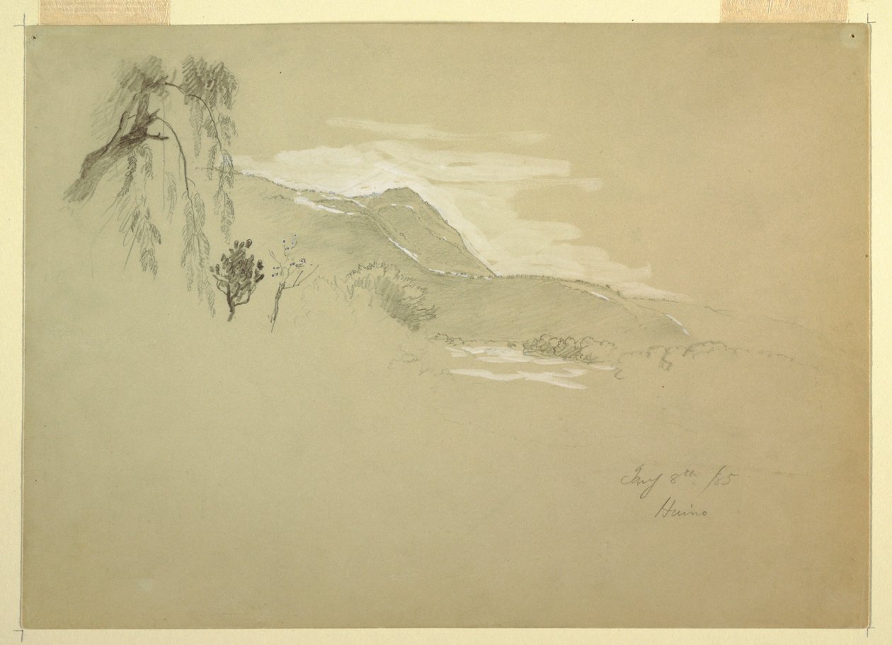 Landschap bij Huino, Mexico door Frederic Edwin Church