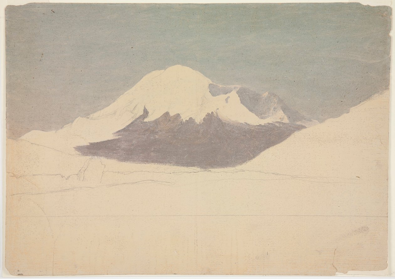 Mount Chimborazo, Ecuador door Frederic Edwin Church