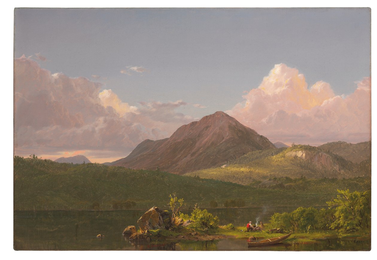 Mount Newport op Mount Desert Island, ca. 1851-1853 door Frederic Edwin Church