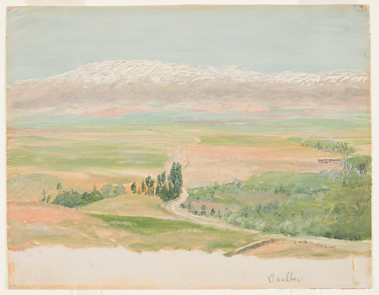 Bergen bij Baalbek door Frederic Edwin Church