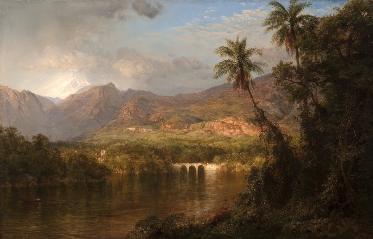 Zuid-Amerikaans landschap door Frederic Edwin Church