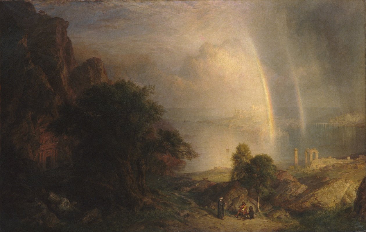 De Egeïsche Zee door Frederic Edwin Church
