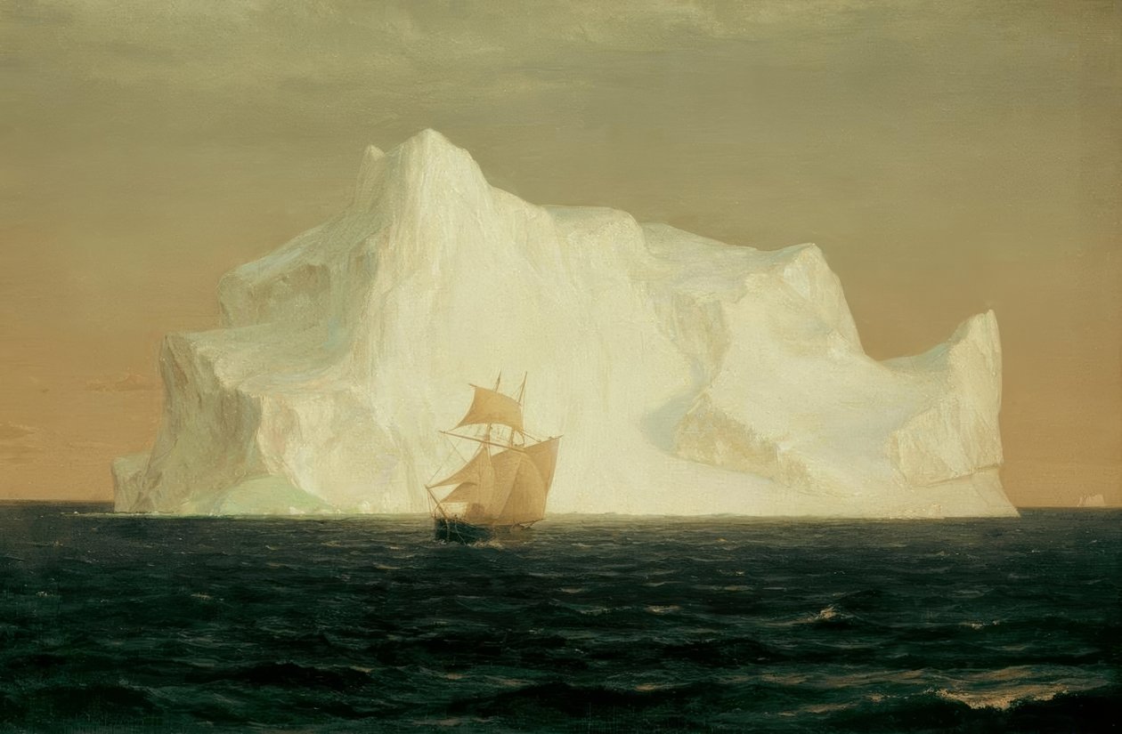 De ijsberg door Frederic Edwin Church