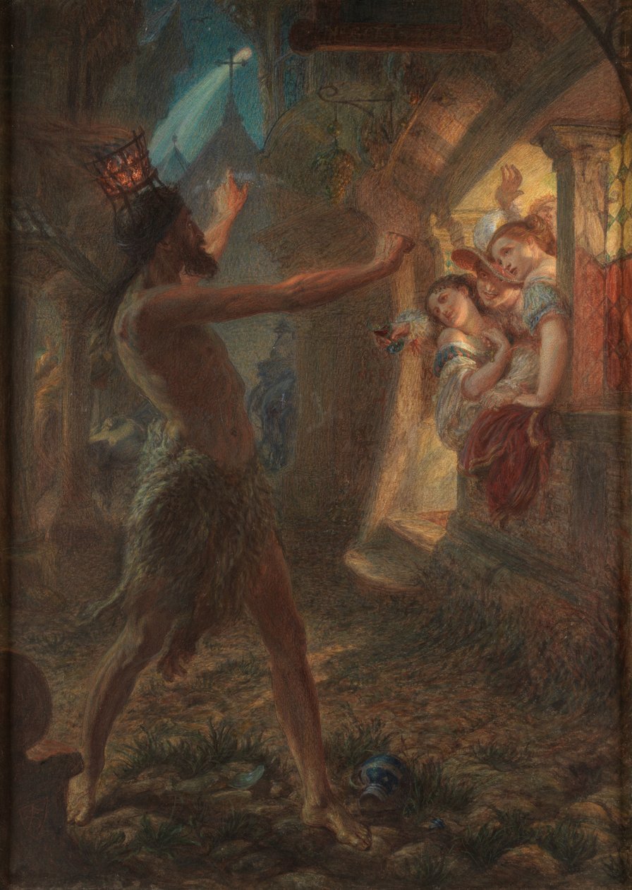 Salomonsarend (aquarel en bodycolour met Arabische gom) door Frederic James Shields