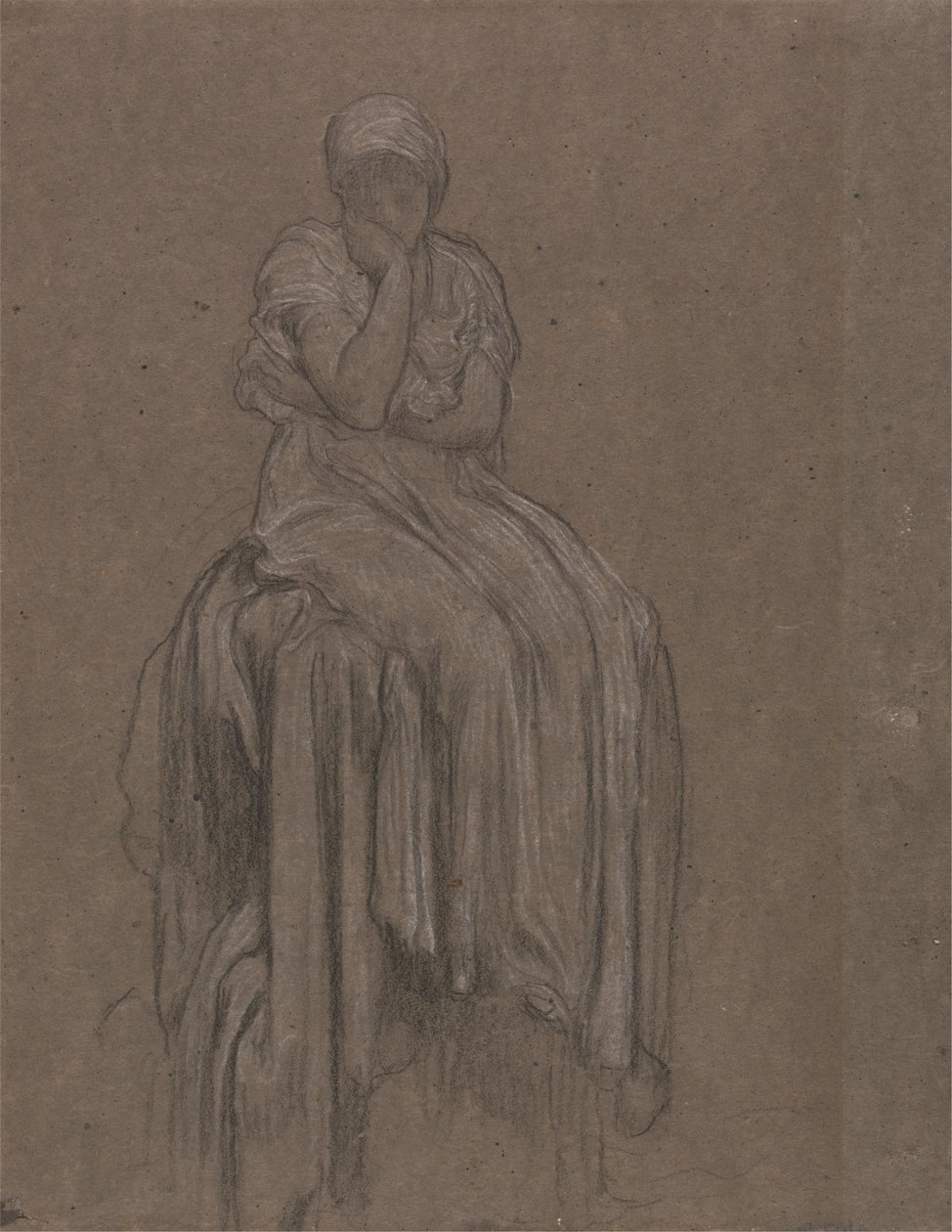 Studie voor Eenzaamheid door Frederic Leighton