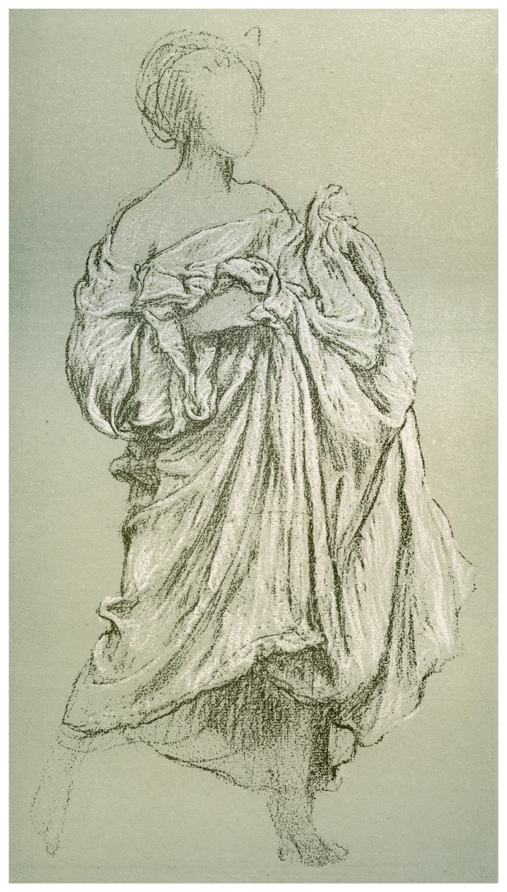 Studie van Daphnephoria, ca. 1880-1882 door Frederic Leighton