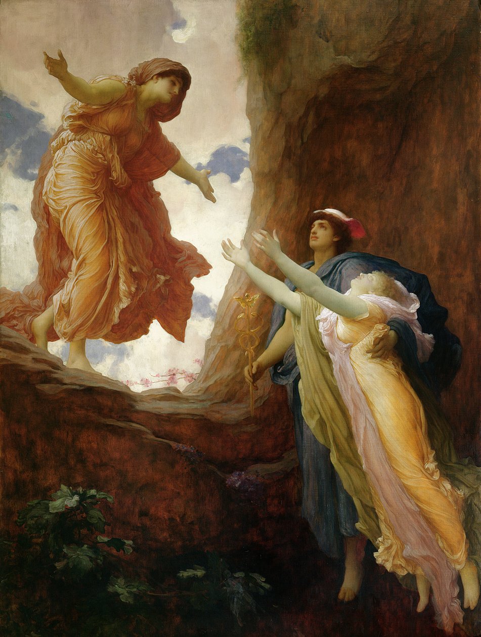 De terugkeer van Persephone, c.1891 door Frederic Leighton