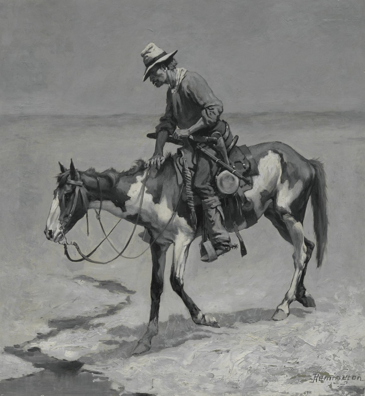Een Texas Pony, 1889 door Frederic Remington