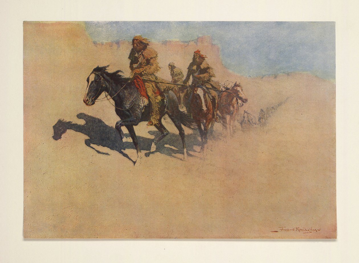 Jedediah Smith, uit Colliers Weekly, pub. 1906 door Frederic Remington