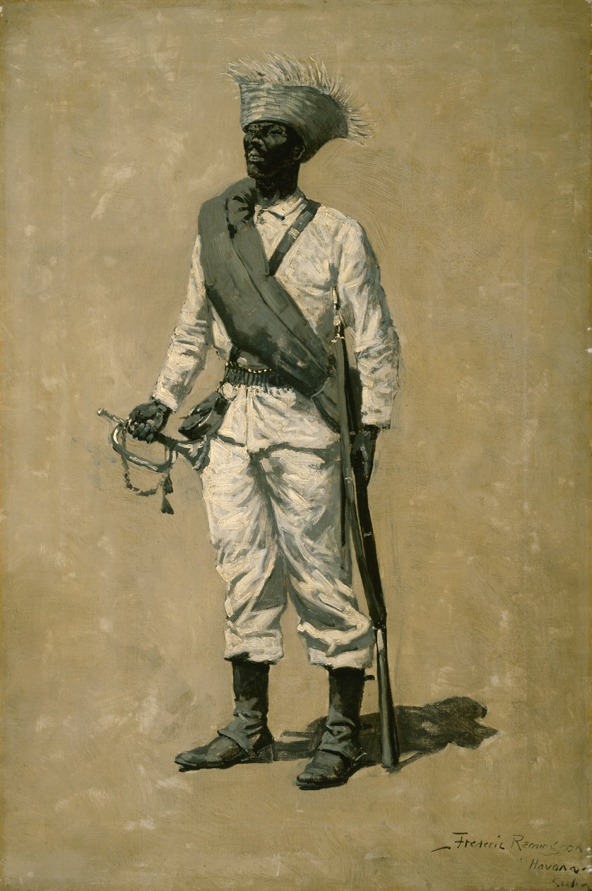 Een van de mannen van Gomez, 1899 door Frederic Remington