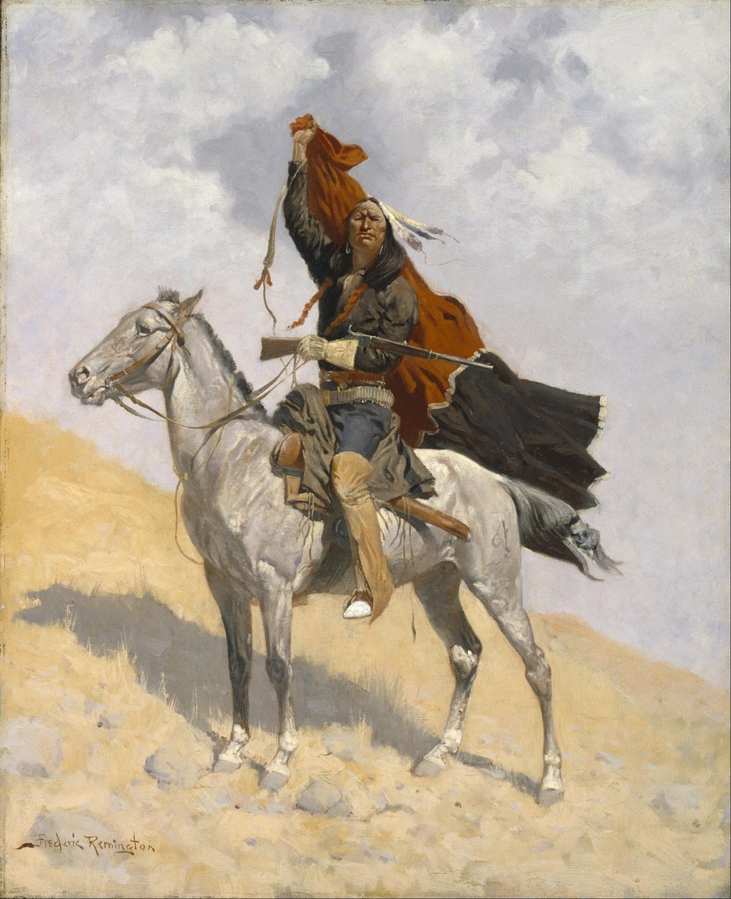 Het deken signaal door Frederic Remington