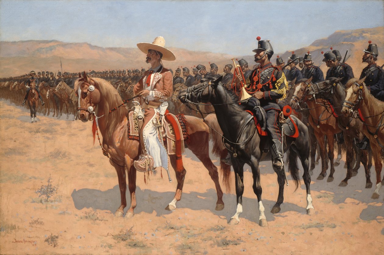 De Mexicaanse majoor door Frederic Remington