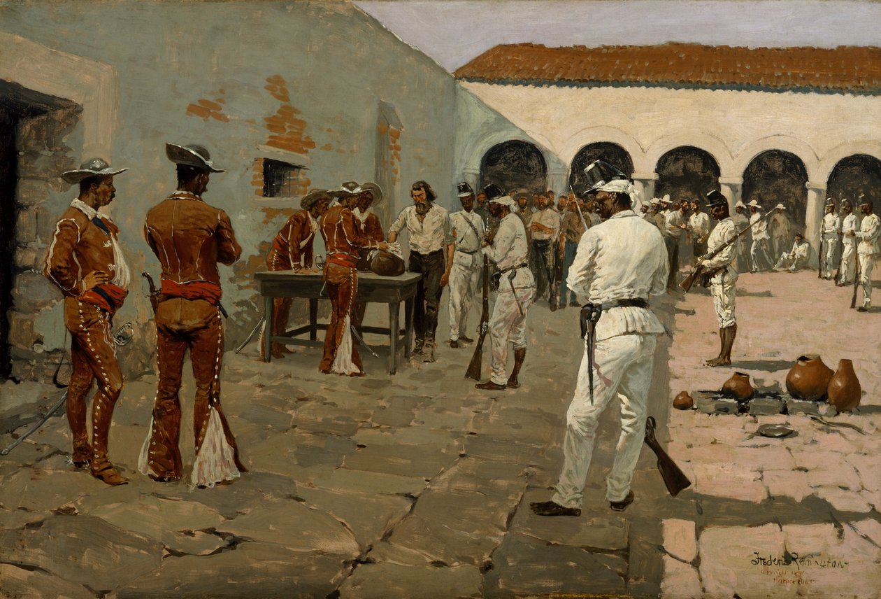 De Mier Expeditie: De tekening van de zwarte boon door Frederic Remington