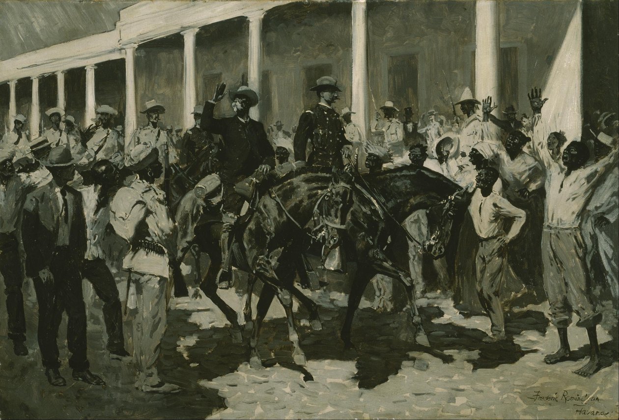 De terugkeer van Gomez naar Havana door Frederic Remington