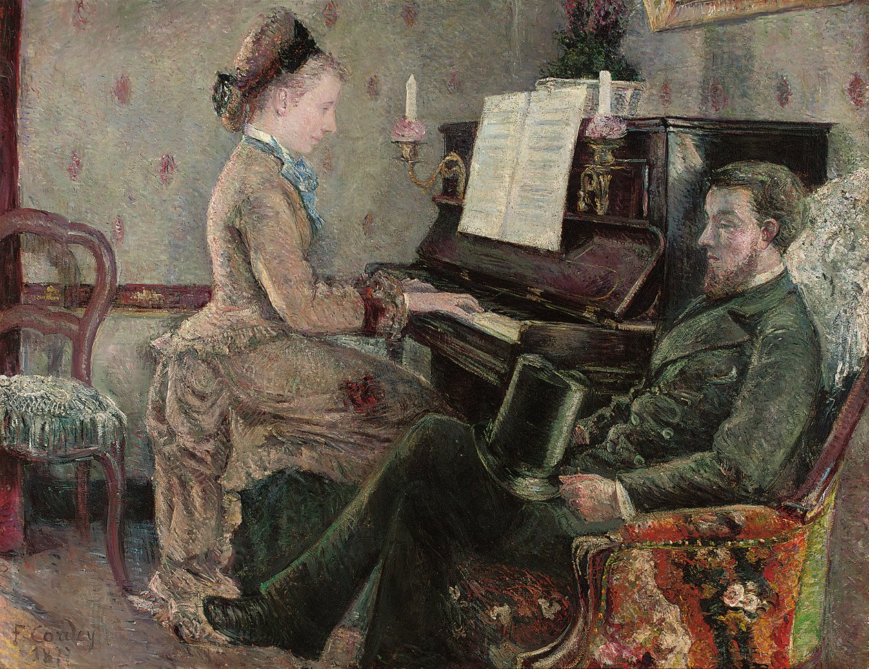 Een Gevangen Publiek, 1877 door Frederic Samuel Cordey