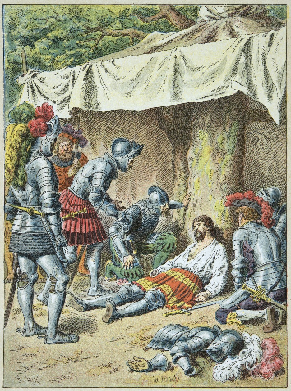 Ridder Bayard stierf op 30 april 1524 in Romagnano door Frederic Theodore Lix