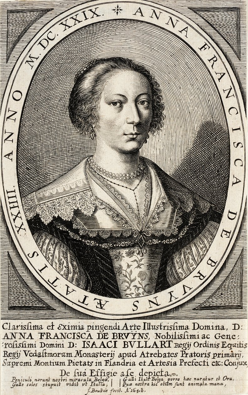 Anna Francisca de Bruyns door Frederick Bouttats I