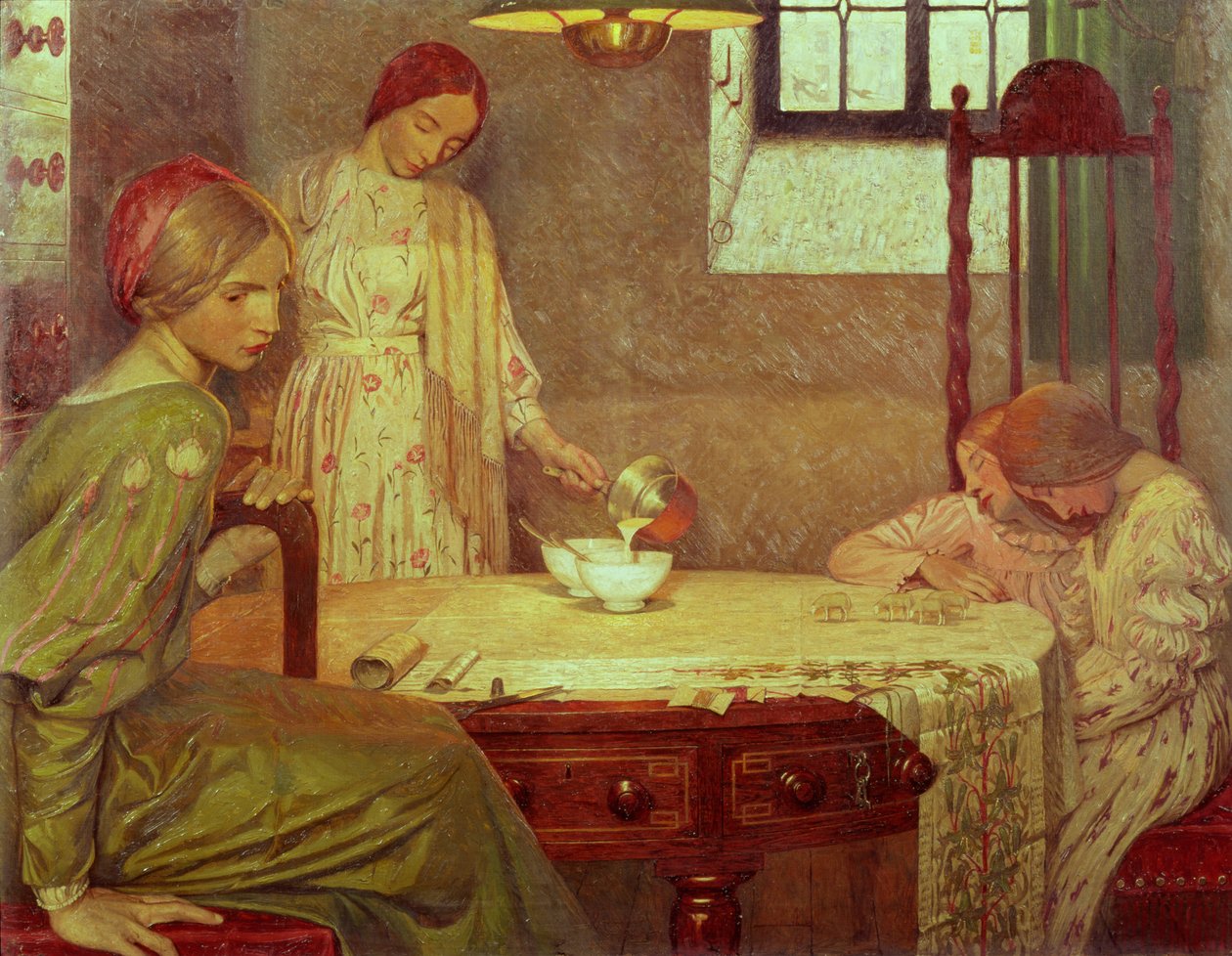 In de diepte van de winter door Frederick Cayley Robinson