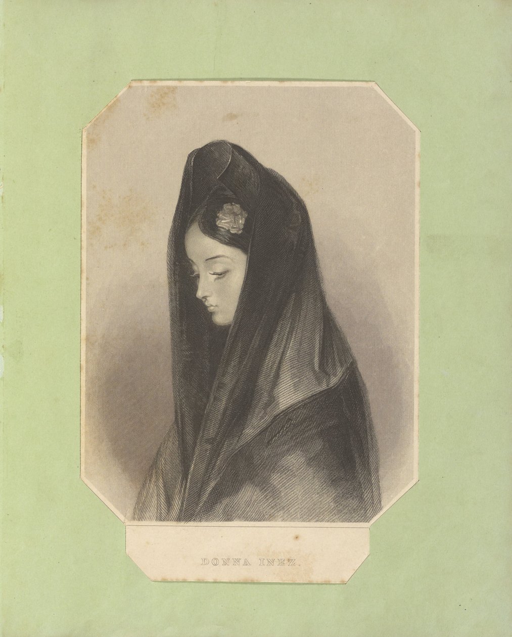 Donna Inez door Frederick Christian Lewis