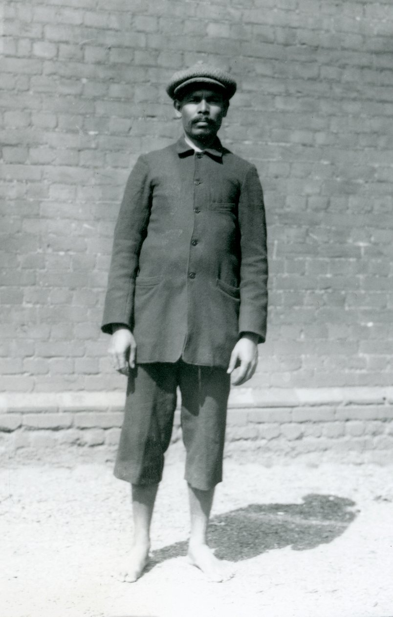 Portret van Syed Ali, London Zoo, juni 1926 door Frederick William Bond