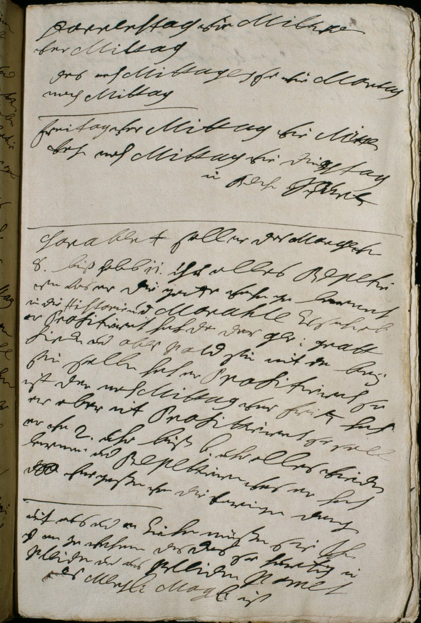 Instructies uitgegeven door Friedrich Wilhelm I door Frederick William I of Prussia