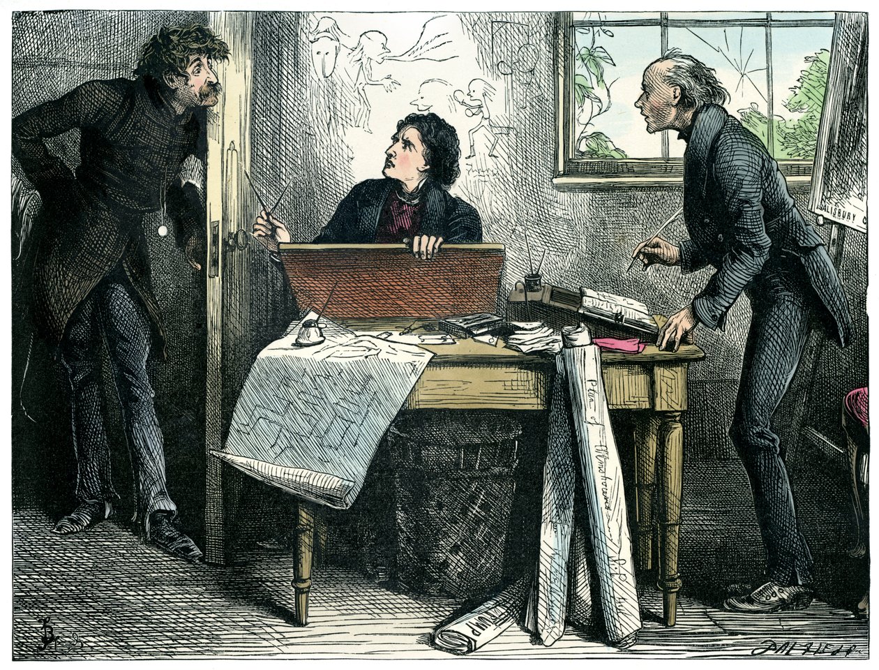 Martin Chuzzlewit door Charles Dickens door Frederick Barnard