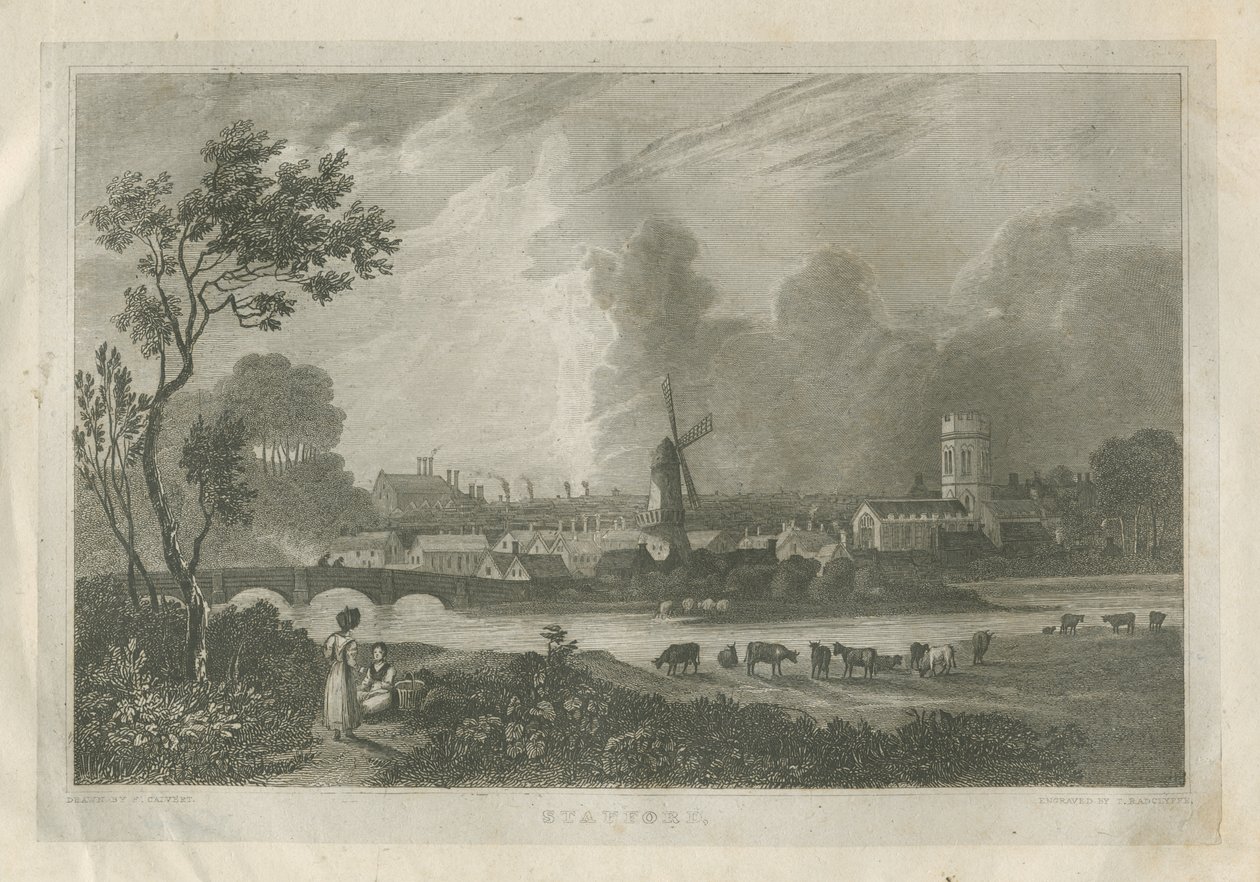 Stafford - Zuidwest Uitzicht door Frederick Calvert