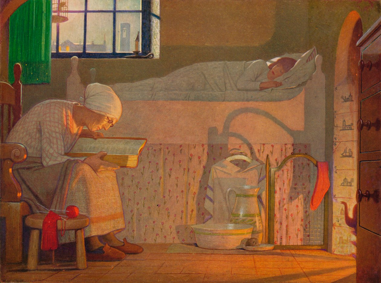 Het Woord, ca. 1922 door Frederick Cayley Robinson