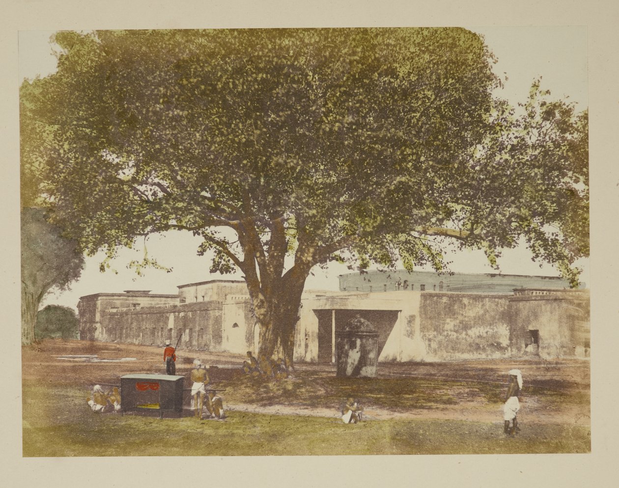 Gevangenis, Calcutta. Fotograaf: Fiebig, Frederick c 1851-1852 Beelden van Calcutta en omliggende districten. door Frederick Fiebig