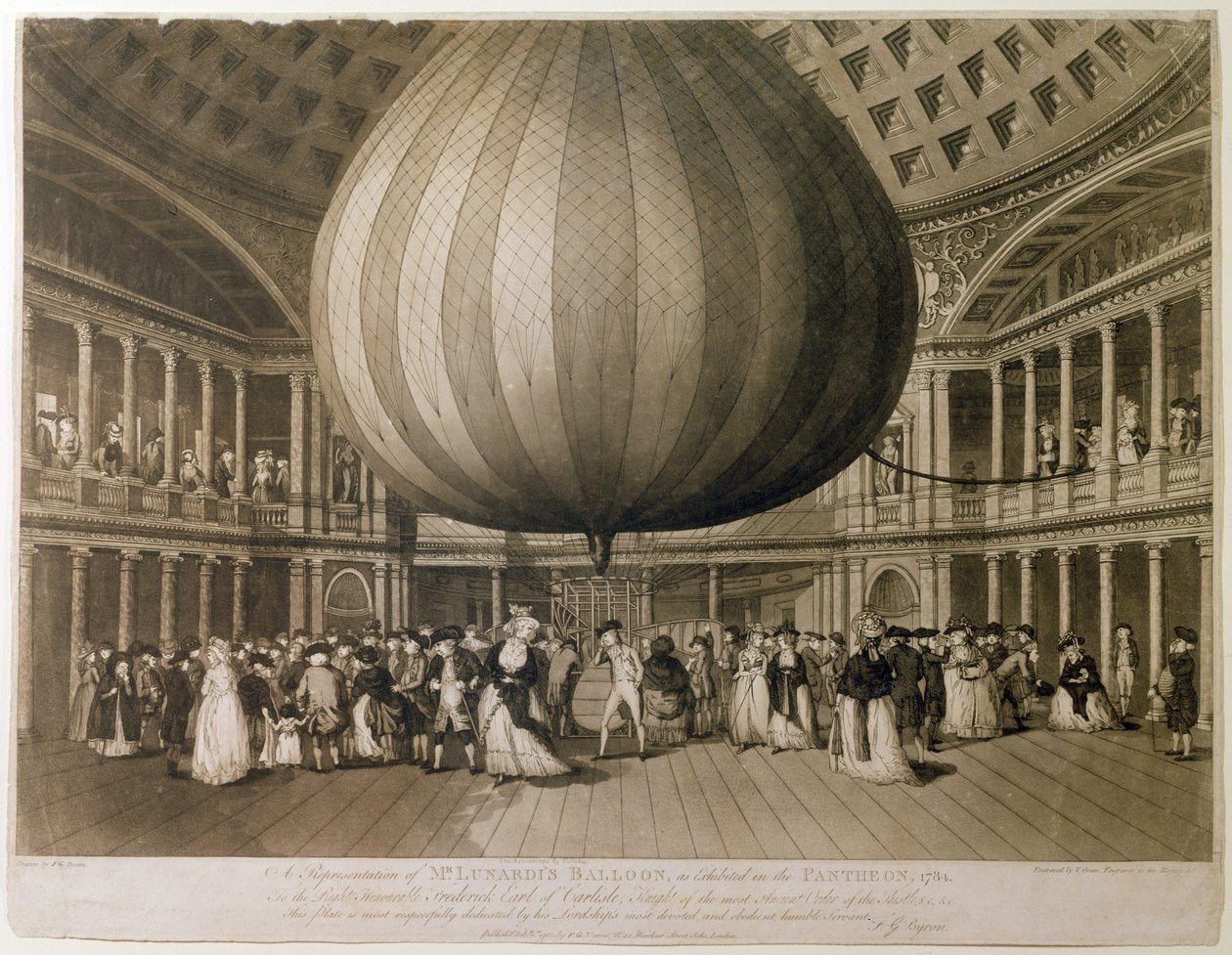 Interieur van het Pantheon, Oxford Street, Londen, 1785 door Frederick George Byron