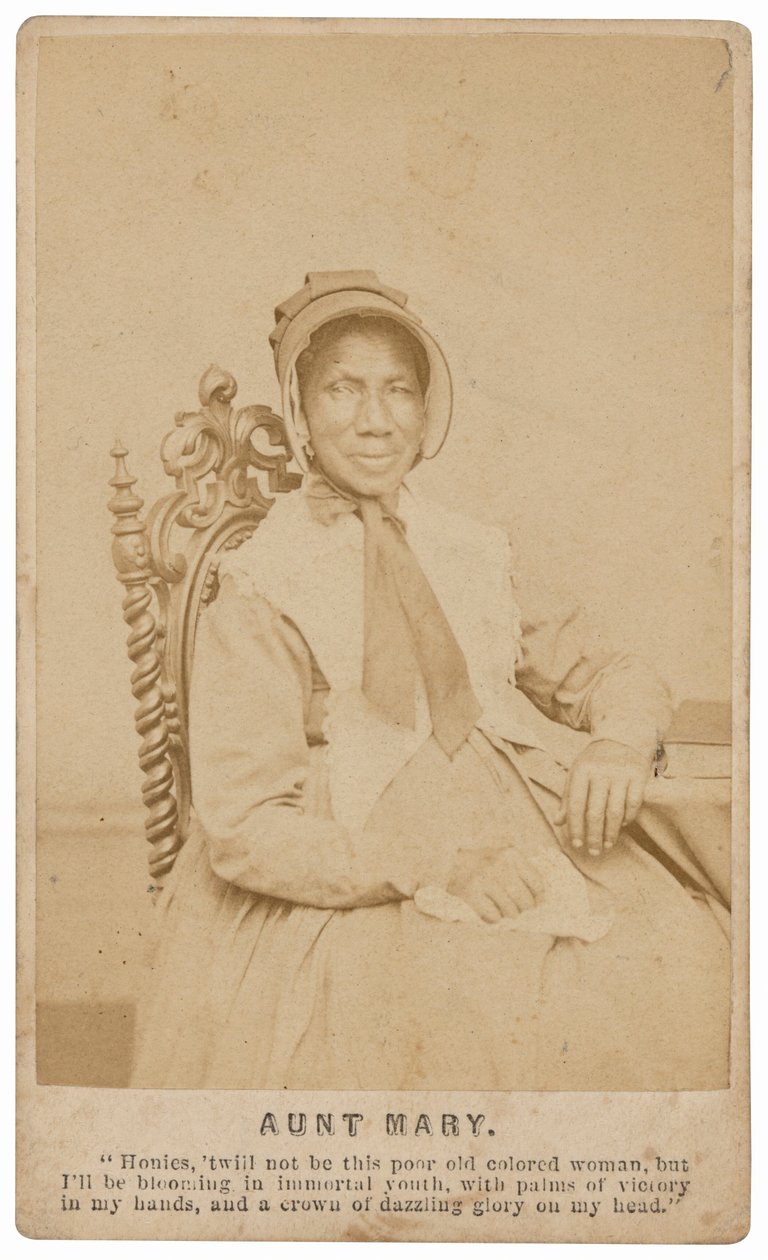 Tante Mary Dines, ca. 1865 (foto) door Frederick Gutekunst